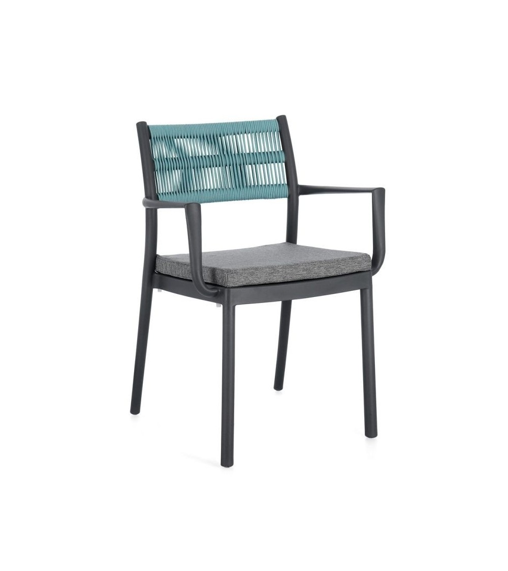 Alvin Outdoor Chair with Armrests BIZZOTTO | Bhome by Arredi Barbàra