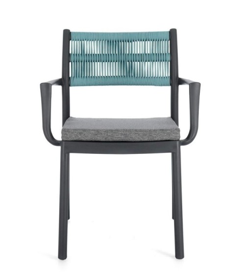 Alvin Outdoor Chair with Armrests BIZZOTTO | Bhome by Arredi Barbàra