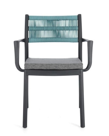Alvin Outdoor Chair with Armrests BIZZOTTO | Bhome by Arredi Barbàra
