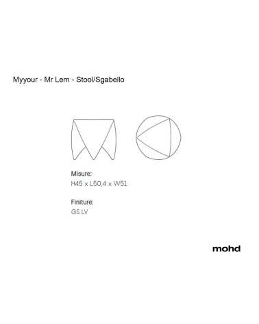Hocker/Beistelltisch “Mr Lem” – MY YOUR