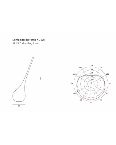 Lampada da terra Ampoule XL MY YOUR | bHOME by Arredi Barbàra