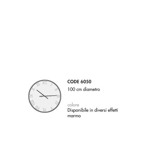 Orologio ERA Vessicchio Ø100 vetromarmo | BHOME by Arredi Barbàra