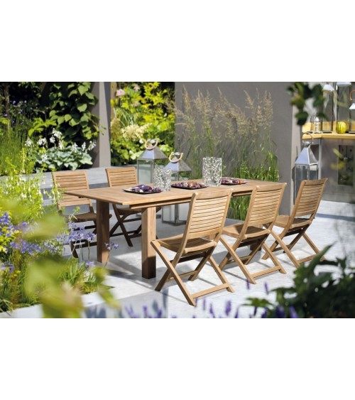Maryland 180–240×100 Outdoor Table BIZZOTTO | BHOME by Arredi Barbàra