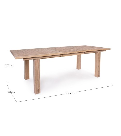 Mesa Maryland 180–240×100 Outdoor BIZZOTTO | BHOME by Arredi Barbàra