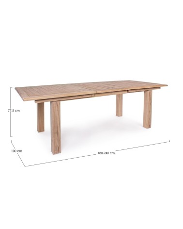 Maryland 180–240×100 Outdoor Tisch BIZZOTTO | BHOME by Arredi Barbàra
