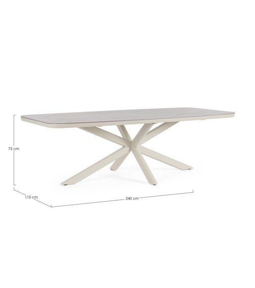 Tavolo Isacco 240×110 outdoor BIZZOTTO | BHOME by Arredi Barbàra