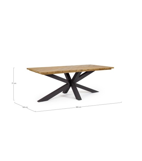 Table Palmdale 200×100 outdoor BIZZOTTO | BHOME by Arredi Barbàra