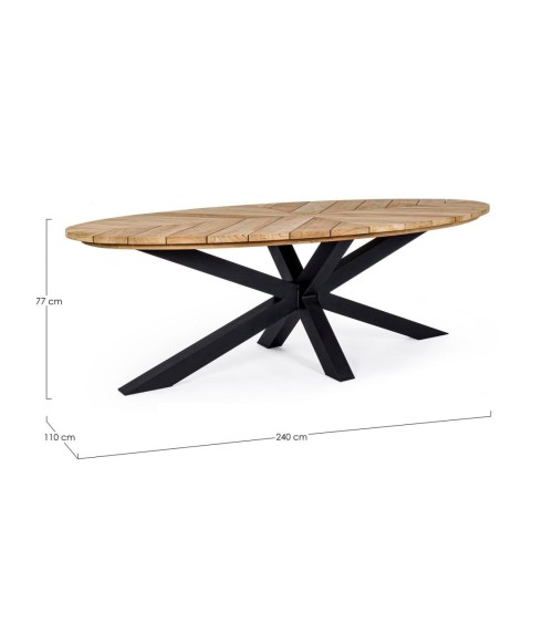 Table Palmdale 240×110 outdoor BIZZOTTO | BHOME by Arredi Barbàra