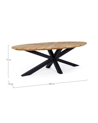 Table Palmdale 240×110 outdoor BIZZOTTO | BHOME by Arredi Barbàra