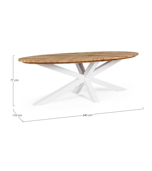 Table Palmdale 240×110 outdoor BIZZOTTO | BHOME by Arredi Barbàra