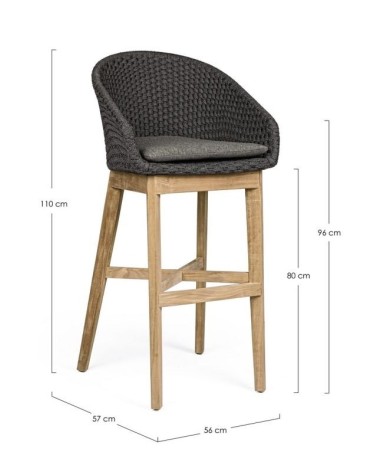 Sgabello bar Coachella outdoor BIZZOTTO | BHOME by Arredi Barbàra