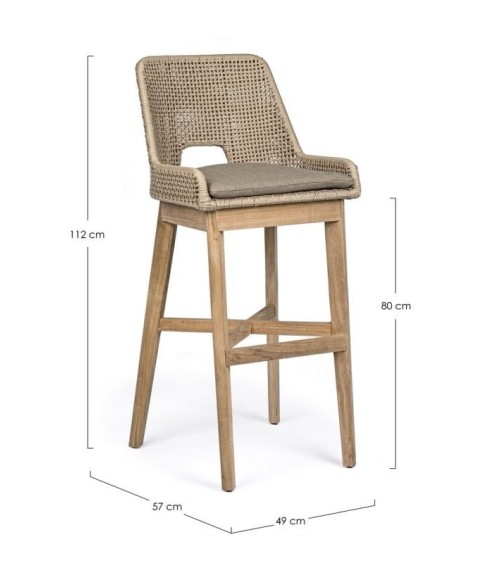 Hesperia Barhocker Outdoor BIZZOTTO | BHOME by Arredi Barbàra