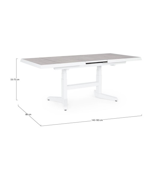 Table Robert 143–183×88 outdoor BIZZOTTO | BHOME by Arredi Barbàra