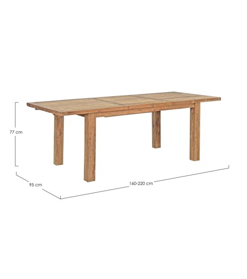 Table Bounty 160–220×95 outdoor BIZZOTTO | BHOME by Arredi Barbàra