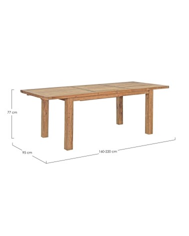 Table Bounty 160–220×95 outdoor BIZZOTTO | BHOME by Arredi Barbàra
