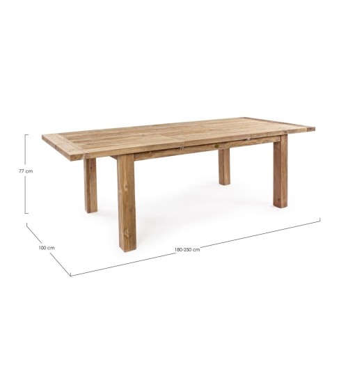 Table Bounty 180–250×100 outdoor BIZZOTTO | BHOME by Arredi Barbàra