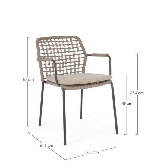 Canar Outdoor Chair BIZZOTTO | BHOME by Arredi Barbàra