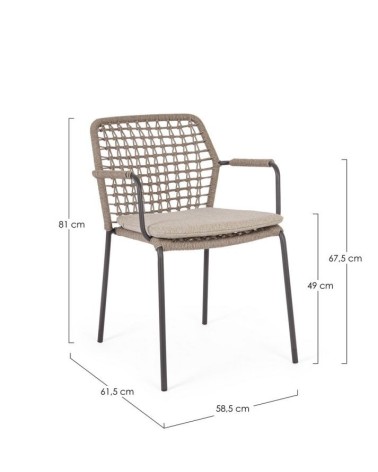 Canar Outdoor Chair BIZZOTTO | BHOME by Arredi Barbàra
