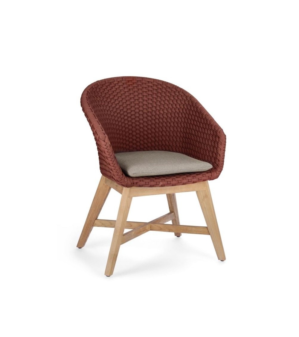 Chaise extérieure Coachella avec accoudoirs BIZZOTTO