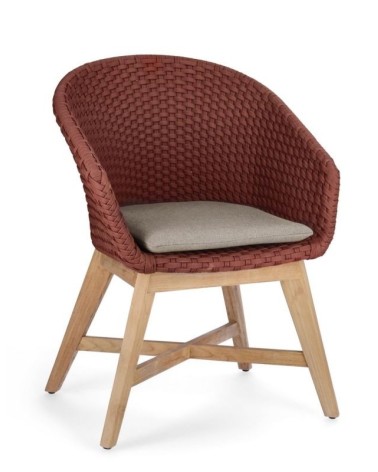 Coachella outdoor chair with armrests BIZZOTTO