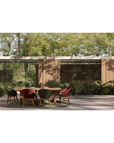 Coachella outdoor chair with armrests BIZZOTTO