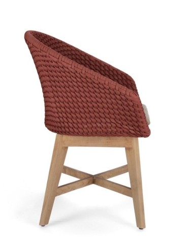 Coachella outdoor chair with armrests BIZZOTTO