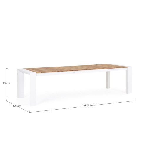 Tavolo Cameron 228–294×100 outdoor BIZZOTTO | BHOME by Arredi Barbàra