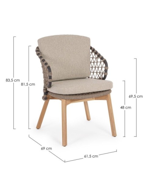 Sedia Eularia outdoor BIZZOTTO | BHOME by Arredi Barbàra