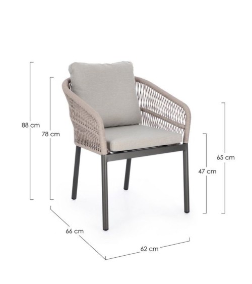 Galdana Outdoor Chair BIZZOTTO | BHOME by Arredi Barbàra