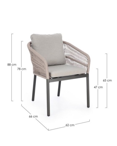 Galdana Outdoor Chair BIZZOTTO | BHOME by Arredi Barbàra