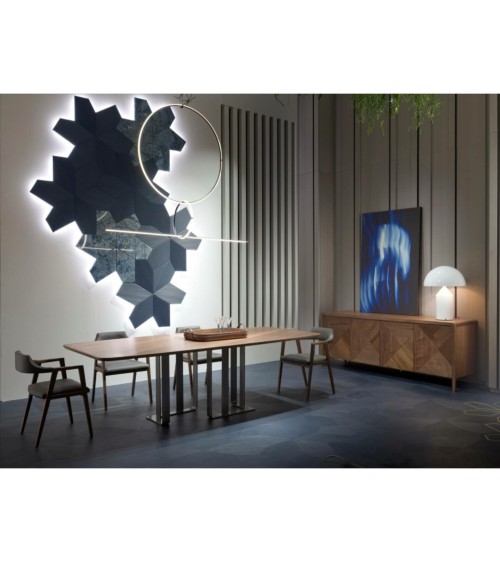 Holz-und-Metall-Tisch Arte Brotto | Bhome by Arredi Barbàra