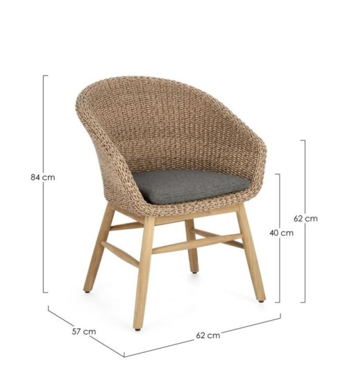 Chair Genesis outdoor BIZZOTTO | BHOME by Arredi Barbàra