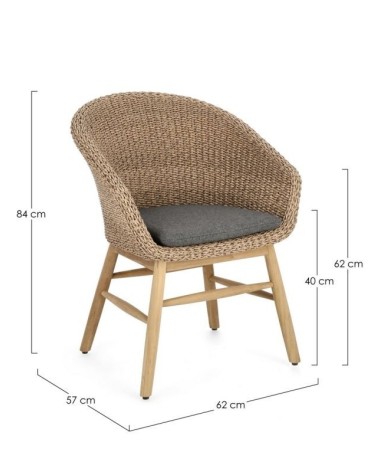 Chair Genesis outdoor BIZZOTTO | BHOME by Arredi Barbàra