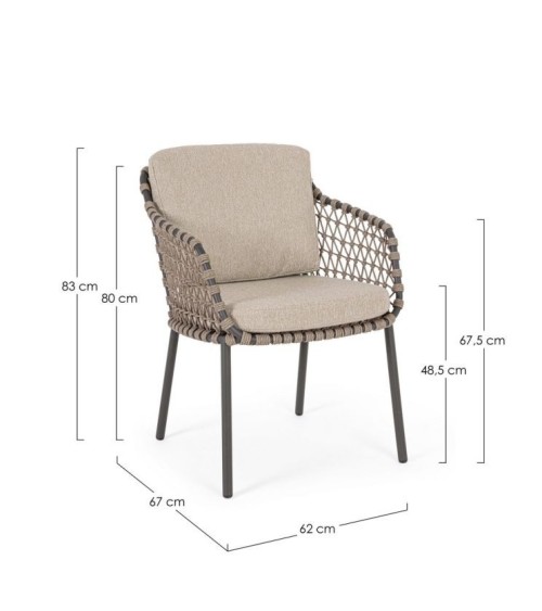 Ivissa Outdoor Chair BIZZOTTO | BHOME by Arredi Barbàra