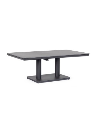 Struttura realizzata in alluminio verniciato a polvere (poliestere), progettata per un utilizzo outdoor continuativo. Il piano è