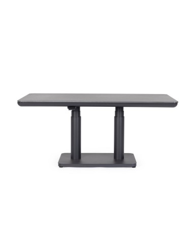Struttura realizzata in alluminio verniciato a polvere (poliestere), progettata per un utilizzo outdoor continuativo. Il piano è