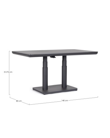 Struttura realizzata in alluminio verniciato a polvere (poliestere), progettata per un utilizzo outdoor continuativo. Il piano è