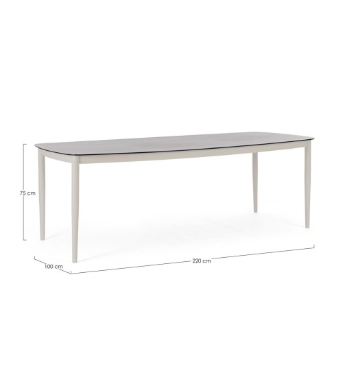 Tavolo Oslo FSC outdoor BIZZOTTO | BHOME by Arredi Barbàra