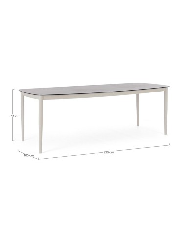 Tavolo Oslo FSC outdoor BIZZOTTO | BHOME by Arredi Barbàra