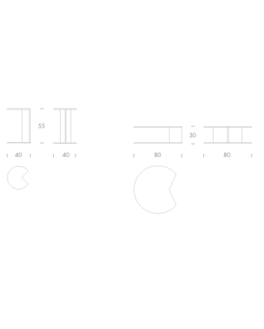 Tavolino Pacman – Tonin Casa | Bhome by Arredi Barbàra