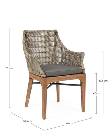 Sedia Keilani outdoor BIZZOTTO | BHOME by Arredi Barbàra