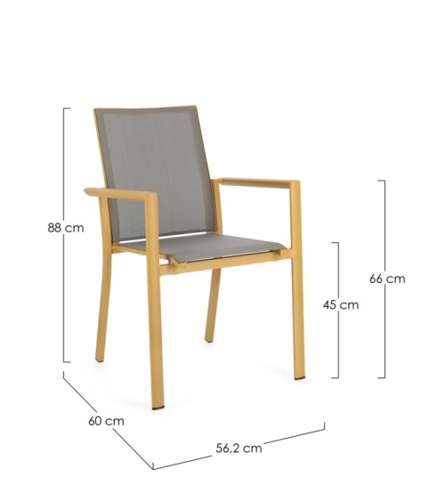 Sedia “Konnor” outdoor – BIZZOTTO