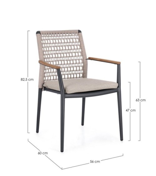 Stuhl “Maddox” outdoor – BIZZOTTO