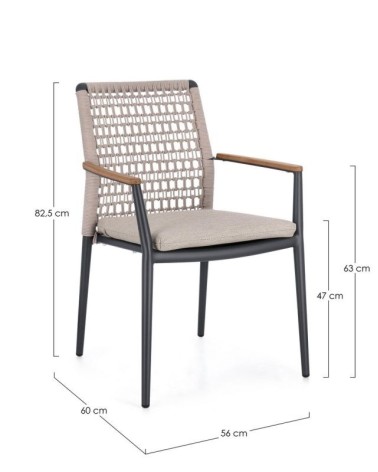 Stuhl “Maddox” outdoor – BIZZOTTO