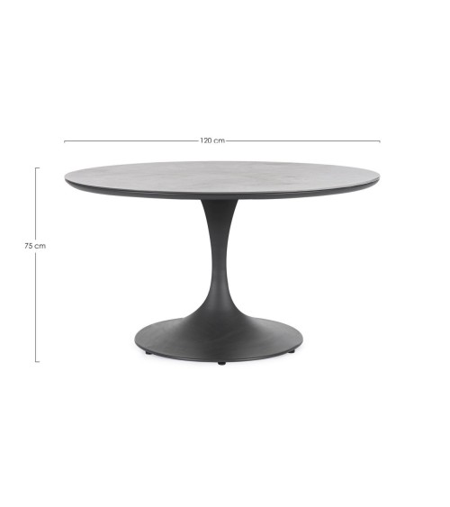 Arnold Ø120 Outdoor Table BIZZOTTO | BHOME by Arredi Barbàra