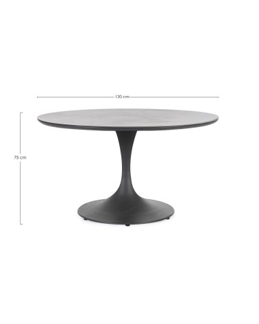 Arnold Ø120 Outdoor Table BIZZOTTO | BHOME by Arredi Barbàra