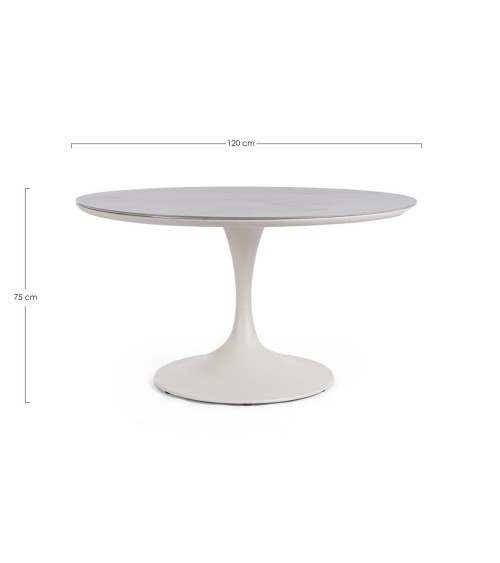 Arnold Ø120 Outdoor Table BIZZOTTO | BHOME by Arredi Barbàra