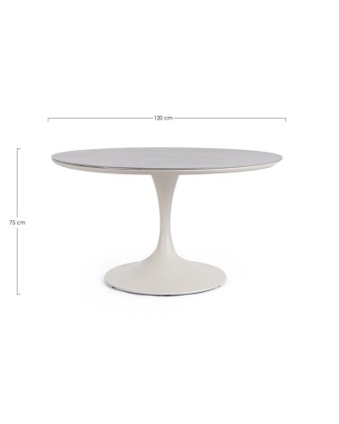 Arnold Ø120 Outdoor Table BIZZOTTO | BHOME by Arredi Barbàra