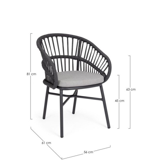 ODIVELAS Outdoor Chair BIZZOTTO | BHOME by Arredi Barbàra
