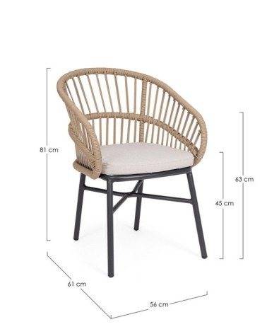 ODIVELAS Outdoor Chair BIZZOTTO | BHOME by Arredi Barbàra